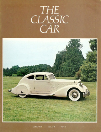 THE CLASSIC CAR 1971 JUNE - LEBARON, WO BENTLY, '31 CHRYSLER CG CONV